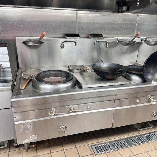 Excellent Condition Allstrong ECO-2 Commercial Wok Range – Natural Gas – Tested & Working! - Image 5 of 7