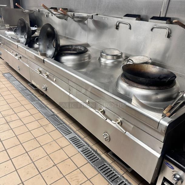 Excellent Condition Allstrong ECO-2 Commercial Wok Range – Natural Gas – Tested & Working! - Image 6 of 7