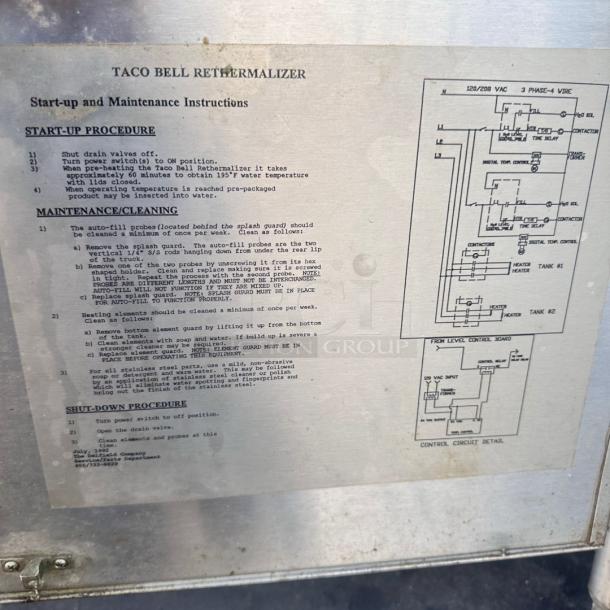 Excellent Condition Delfield 807U Taco Bell Rethermalizer – 120/208V – Tested & Working! - Image 7 of 8