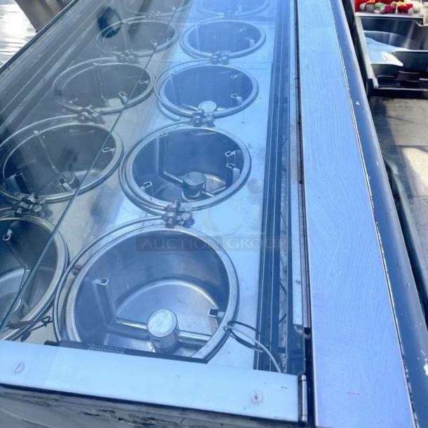 Excellent Condition WYDDDARY 12-Pan Commercial Ice Cream Dipping Cabinet – 110V – Tested & Working! - Image 2 of 5