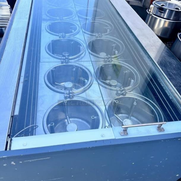Excellent Condition WYDDDARY 12-Pan Commercial Ice Cream Dipping Cabinet – 110V – Tested & Working! - Image 3 of 5