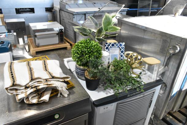 ALL ONE MONEY! Lto of Various Items Including Decorations and Fake Plants - Image 1 of 13