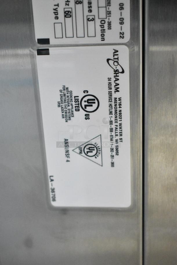 2 2022 BRAND NEW! Alto Shaam AR-7T Stainless Steel Electric Powered 7 Spit Rotisserie Cook and Hold Oven. 208 Volts, 3 Phase. 2 Times Your Bid! - Image 9 of 9