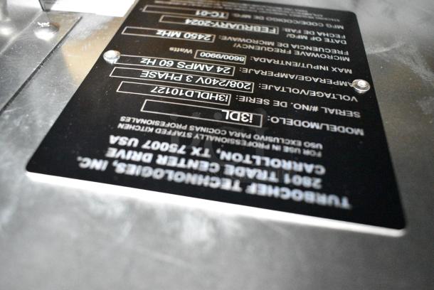 BRAND NEW! 2024 Turbochef i3DL Stainless Steel Commercial Countertop Electric Powered Rapid Cook Oven. 208/240 Volts, 3 Phase. - Image 9 of 9