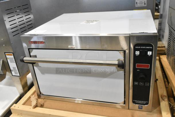 BRAND NEW! Blodgett 1415 Stainless Steel Commercial Countertop Electric Powered Single Deck Oven w/ Solid Door. 208 Volts, 1/3 Phase. - Image 1 of 8