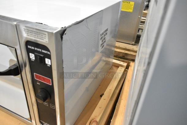 BRAND NEW! Blodgett 1415 Stainless Steel Commercial Countertop Electric Powered Single Deck Oven w/ Solid Door. 208 Volts, 1/3 Phase. - Image 8 of 8