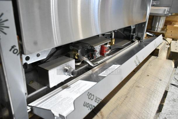 BRAND NEW! Southbend 4601DD Stainless Steel Commercial Propane Gas Powered 10 Burner Range w/ 2 Ovens, Over Shelf and Back Splash. - Image 9 of 10