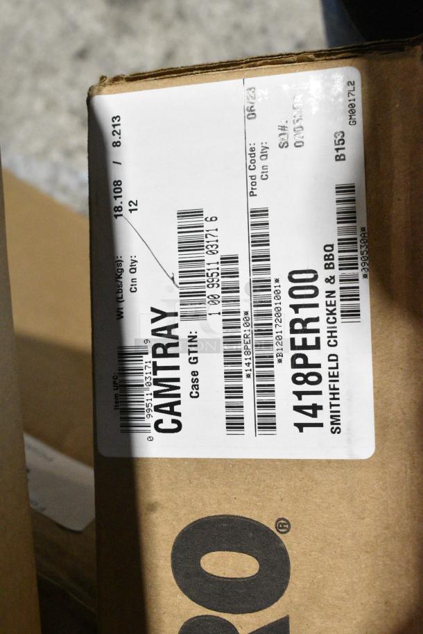 5 BRAND NEW! Boxes of 12 Cambro 1418PER100 Camtray Food Trays. 5 Times Your Bid! - Image 2 of 2
