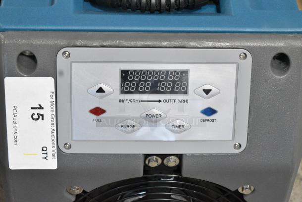 BRAND NEW SCRATCH AND DENT! Boltic 22BMCD70P 110 Pint Steel Commercial Dehumidifier with Drain Hose and Wheels. 115 Volts, 1 Phase. - Image 4 of 10