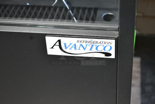 BRAND NEW SCRATCH AND DENT! Avantco 193VOA70B 70 7/8" Black Extra Deep Vertical Open Air Merchandiser with LED Lighting. 115 Volts, 1 Phase. Cannot Test Due To Plug Style - Image 3 of 6