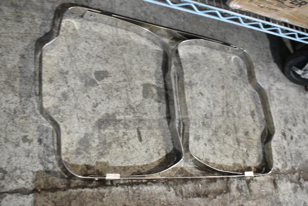 4 BRAND NEW SCRATCH AND DENT! Choice 100FOLDCHAFE Economy 8 Qt. Full Size Stainless Steel Chafer with Folding Frame. 4 Times Your Bid! - Image 5 of 6