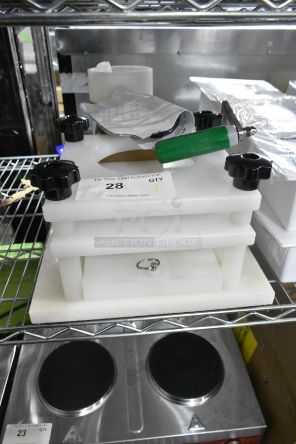 BRAND NEW SCRATCH AND DENT! Garde XL 2" x 3/4" Slider / Burger Press - 1000 Sliders/Hour - Image 1 of 6