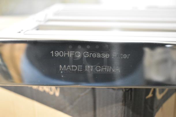 3 BRAND NEW SCRATCH AND DENT! Assure 190HFC 25"(H) x 20"(W) x 2"(T) Stainless Steel Hood Filter with Spark Arrestor. 3 Times Your Bid! - Image 6 of 7