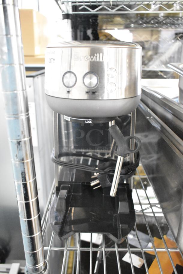 BRAND NEW SCRATCH AND DENT! Breville BES450 Compact Espresso Maker. 120 Volts, 1 Phase. - Image 1 of 9
