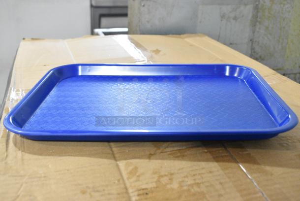22 BRAND NEW SCRATCH AND DENT! Carlisle CT101414 Cafe 10" x 14" Blue Standard Plastic Fast Food Tray. 22 Times Your Bid! - Image 2 of 4