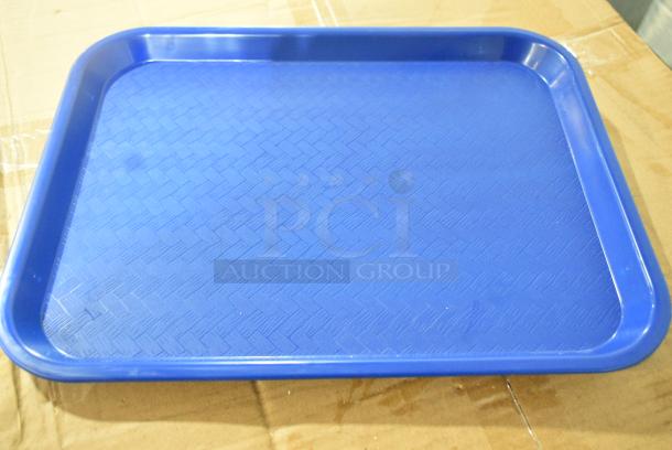 22 BRAND NEW SCRATCH AND DENT! Carlisle CT101414 Cafe 10" x 14" Blue Standard Plastic Fast Food Tray. 22 Times Your Bid! - Image 3 of 4