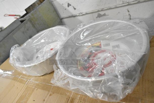 3 BRAND NEW SCRATCH AND DENT! Metal Items Including CHoice 176ALSPILLFL Choice Full Size 6" Deep Aluminum Steam Table Spillage / Water Pan, 2 Fat Daddio's PCC-103 ProSeries 10" x 3" Round Anodized Aluminum Straight Sided Cheesecake Pan with Removable Bottom. 3 Times Your Bid! - Image 6 of 11