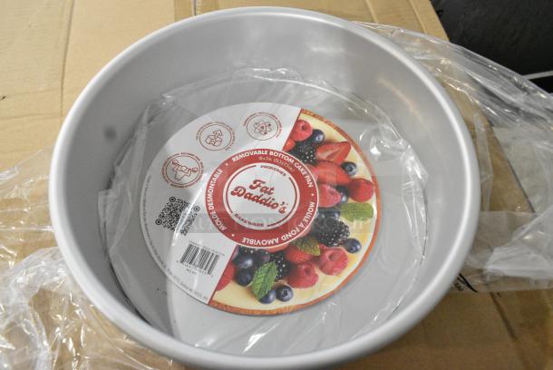 3 BRAND NEW SCRATCH AND DENT! Metal Items Including CHoice 176ALSPILLFL Choice Full Size 6" Deep Aluminum Steam Table Spillage / Water Pan, 2 Fat Daddio's PCC-103 ProSeries 10" x 3" Round Anodized Aluminum Straight Sided Cheesecake Pan with Removable Bottom. 3 Times Your Bid! - Image 10 of 11