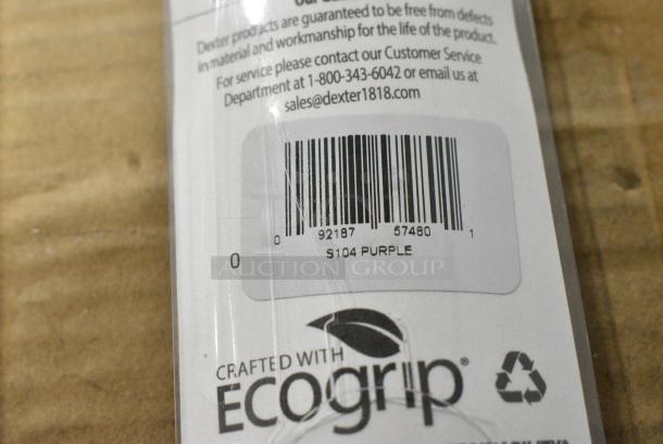 10 BRAND NEW SCRATCH AND DENT! Dexter-Russell 15303P Sani-Safe 3 1/4" Purple Allergen-Free Cook's Style Paring Knife. 10 Times Your Bid! - Image 4 of 5