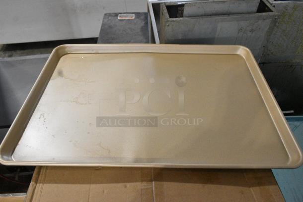 4 BRAND NEW SCRATCH AND DENT! Items Including 407BUNFULLGD Baker's Lane Full Size 18 Gauge Non-Stick 18" x 26" Gold Wire in Rim Aluminum Bun / Sheet Pan / Tray, 407BUNFULL Choice Full Size 18" x 26" 19 Gauge Wire in Rim Aluminum Bun Pan / Sheet Pan. 4 Times Your Bid! - Image 4 of 8