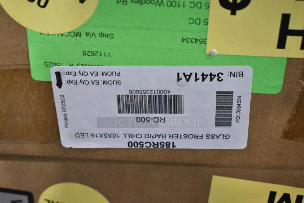 BRAND NEW SCRATCH AND DENT! Beverage-Air RC-500 Rapid Chill Countertop Mount Glass Froster - Image 3 of 6