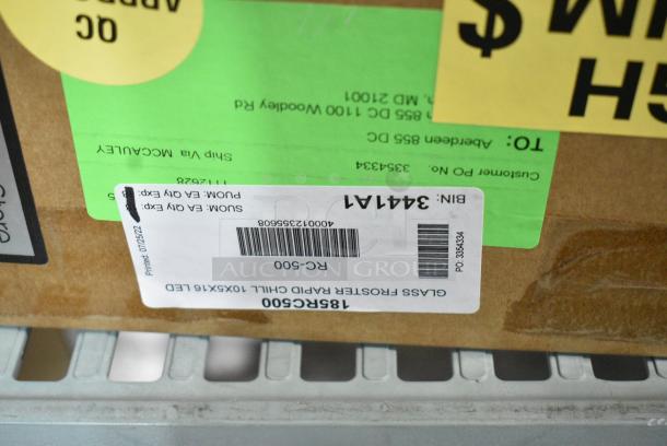 BRAND NEW SCRATCH AND DENT! Beverage-Air RC-500 Rapid Chill Countertop Mount Glass Froster - Image 3 of 8