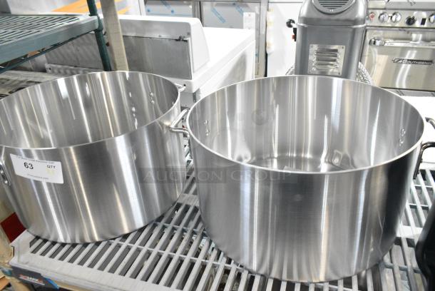 2 BRAND NEW SCRATCH AND DENT! Choice 471SAP40QT 40 Qt. Aluminum Sauce Pot. 2 Times Your Bid! - Image 1 of 5