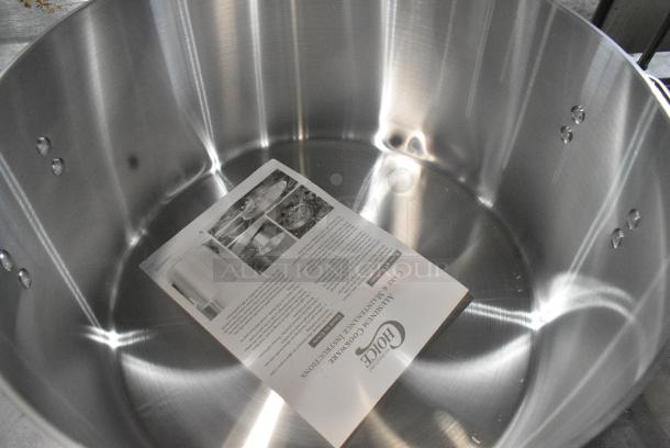 2 BRAND NEW SCRATCH AND DENT! Choice 471SAP40QT 40 Qt. Aluminum Sauce Pot. 2 Times Your Bid! - Image 3 of 5