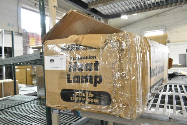 BRAND NEW SCRATCH AND DENT! ServIt 423BLS3 Suspension Bar 3 Bulb Heat Lamp. 120 Volts, 1 Phase. - Image 2 of 4