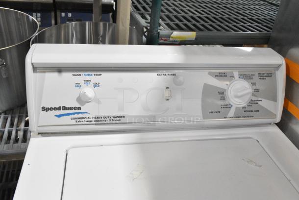 BRAND NEW SCRATCH AND DENT! Speed Queen Alliance LWN432SP115TW01 TV2000WN 3.22 cu. ft. 27" Top Load Commercial Washer - Free Use. 120 Volts, 1 Phase. - Image 3 of 5