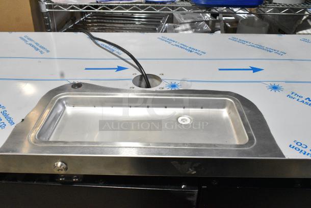 BRAND NEW SCRATCH AND DENT! Beverage Air DD48HC-1-B-ALT Commercial Double Tap Kegerator Beer Dispenser. 115 Volts, 1 Phase. Tested and Working! - Image 4 of 9