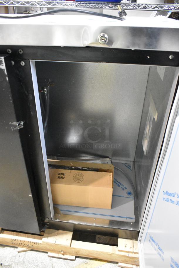 BRAND NEW SCRATCH AND DENT! Beverage Air DD48HC-1-B-ALT Commercial Double Tap Kegerator Beer Dispenser. 115 Volts, 1 Phase. Tested and Working! - Image 7 of 9