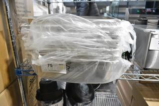 8 BRAND NEW SCRATCH AND DENT! Choice 4070142 2/3 Size 4" Deep Anti-Jam Stainless Steel Steam Table / Hotel Pan. 8 Times Your Bid!