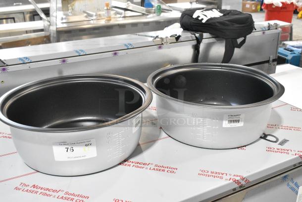 2 BRAND NEW SCRATCH AND DENT! Galaxy 177GRC60POT 60 (30 Cup Raw) Cup Non-Stick Pot for GRC60 Rice Cooker / Warmer. 2 Times Your Bid! - Image 1 of 6