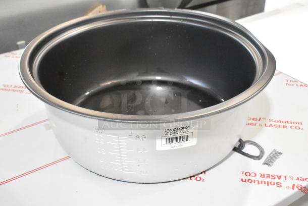 2 BRAND NEW SCRATCH AND DENT! Galaxy 177GRC60POT 60 (30 Cup Raw) Cup Non-Stick Pot for GRC60 Rice Cooker / Warmer. 2 Times Your Bid! - Image 3 of 6