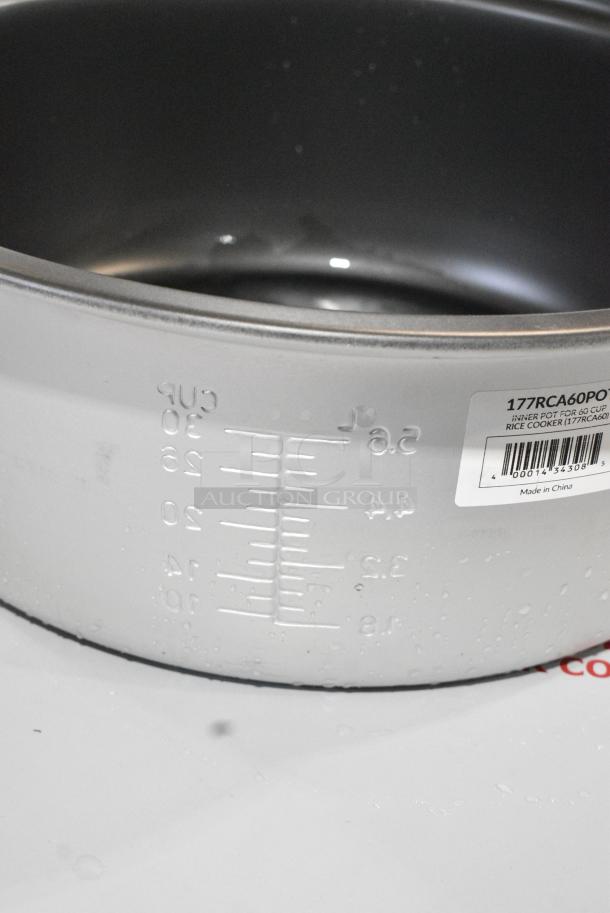 2 BRAND NEW SCRATCH AND DENT! Galaxy 177GRC60POT 60 (30 Cup Raw) Cup Non-Stick Pot for GRC60 Rice Cooker / Warmer. 2 Times Your Bid! - Image 5 of 6