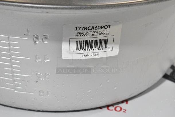 2 BRAND NEW SCRATCH AND DENT! Galaxy 177GRC60POT 60 (30 Cup Raw) Cup Non-Stick Pot for GRC60 Rice Cooker / Warmer. 2 Times Your Bid! - Image 6 of 6