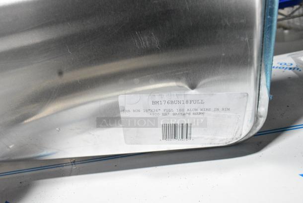 7 BRAND NEW SCRATCH AND DENT! Items Including BM176BUN18FULL PAN BUN 18"X26" FULL 18G ALUM WIRE IN RIM *920 NB* BAKER'S MARK, 4070250 Choice 2/3 Size Stainless Steel Slotted Steam Table / Hotel Pan Cover, Cooling Rack. 7 Times Your Bid! - Image 5 of 7