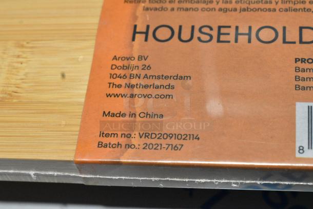 BRAND NEW SCRATCH AND DENT! MasterChef VRD209102114 Wooden 3 Cutting Board Set - Image 4 of 4