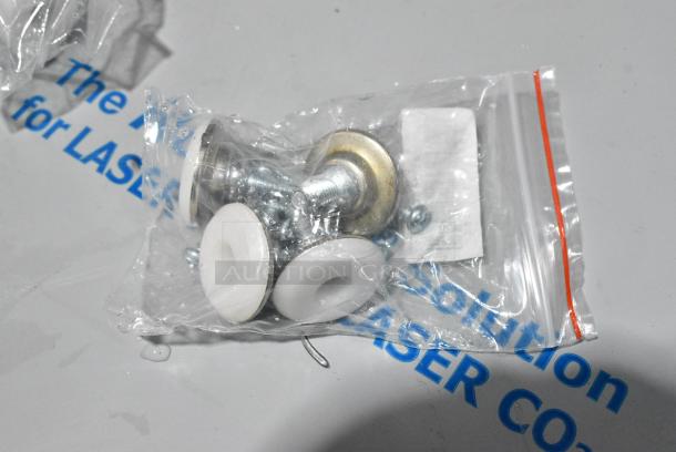 BRAND NEW SCRATCH AND DENT! 164TBHRDWR8 Lancaster Table & Seating 12 Piece Floor Glide and Screw Table Base Hardware Kit - Image 3 of 5