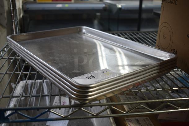 4 BRAND NEW SCRATCH AND DENT! Metal Half Size Baking Pans. 4 Times Your Bid! - Image 2 of 3