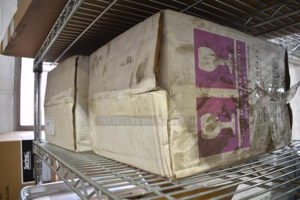 2 BRAND NEW SCRATCH AND DENT! Boxes of 24 SW-1404-1-CL Wine Glasses. 2 Times Your Bid! - Image 2 of 4