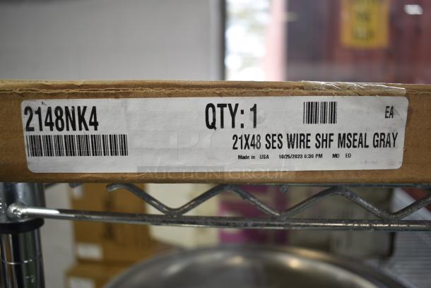 BRAND NEW SCRATCH AND DENT! Metro Super Erecta 2148NK4 Industrial Wire Shelf - Image 5 of 5