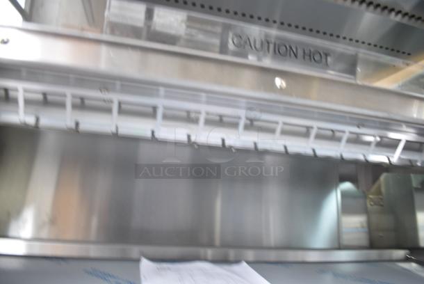 BRAND NEW SCRATCH AND DENT! 2016 BKI HSS4-2TSQ Stainless Steel Commercial Floor Style 2 Tier Warming Display Case Merchandiser. 230 Volts, 1 Phase. - Image 7 of 11