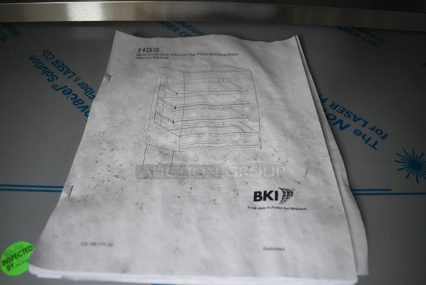 BRAND NEW SCRATCH AND DENT! 2016 BKI HSS4-2TSQ Stainless Steel Commercial Floor Style 2 Tier Warming Display Case Merchandiser. 230 Volts, 1 Phase. - Image 8 of 11