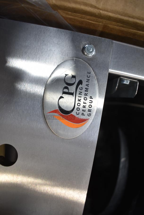 BRAND NEW SCRATCH AND DENT! Cooking Performance Group 351CPGSP18N  CPG-SP-18-N Stainless Steel Commercial Countertop Natural Gas Stock Pot Range. 80,000 BTU. - Image 4 of 6