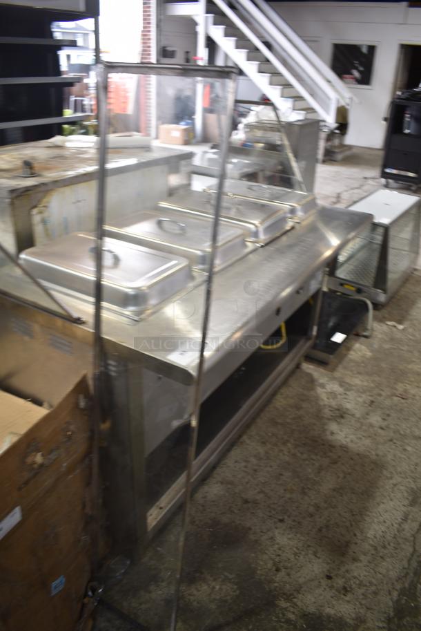 L&J CWS-60 Stainless Steel Commercial Natural Gas Powered 4 Bay Steam Table. - Image 2 of 12
