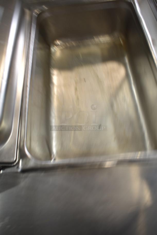 L&J CWS-60 Stainless Steel Commercial Natural Gas Powered 4 Bay Steam Table. - Image 6 of 12