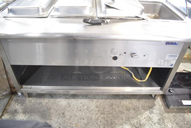 L&J CWS-60 Stainless Steel Commercial Natural Gas Powered 4 Bay Steam Table. - Image 10 of 12