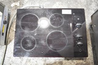 JP340B0C1BB Metal Electric Powered 4 Burner Drop In Range. 208/240 Volts.